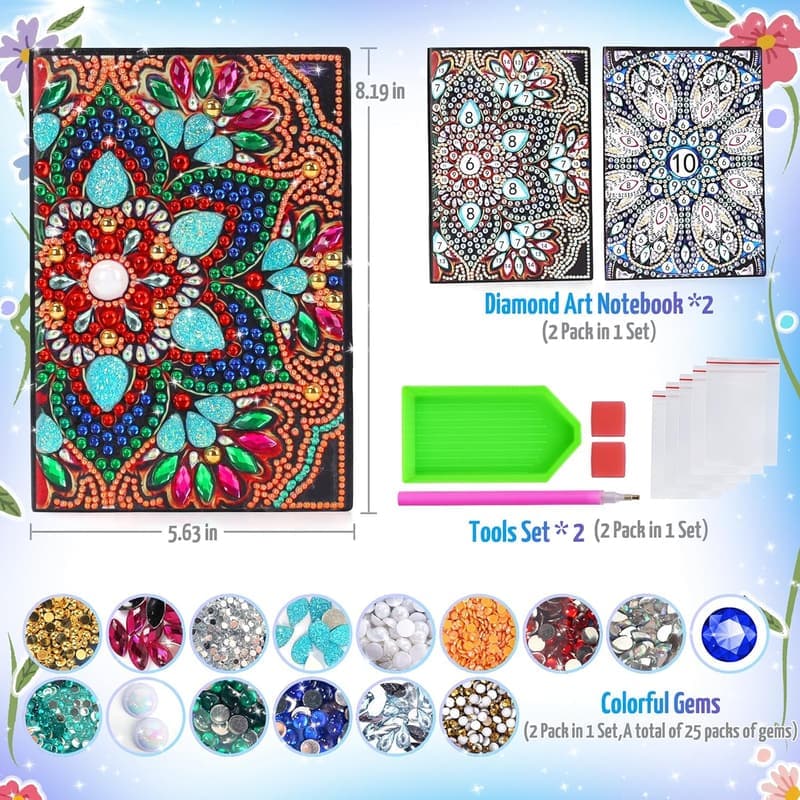Kids' Diamond Art Painting Kit – Creative Craft Gifts for Ages 5-12