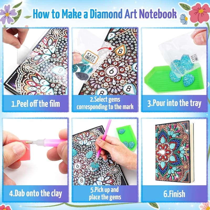 Kids' Diamond Art Painting Kit – Creative Craft Gifts for Ages 5-12