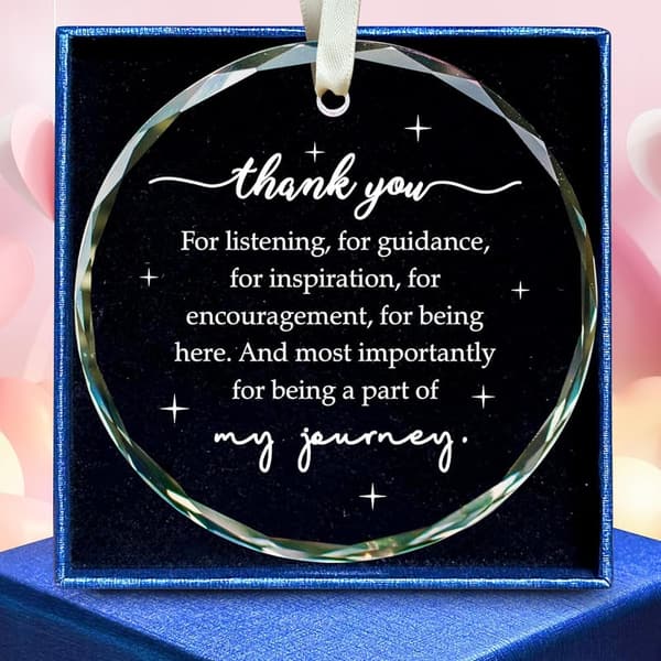 Thank You Christmas Ornament for Women & Coworkers
