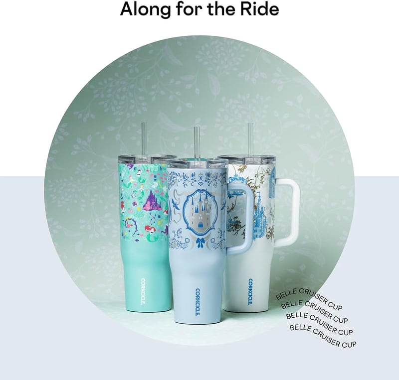 Disney Princess Belle Insulated Tumbler - 40 oz, Spill Proof
