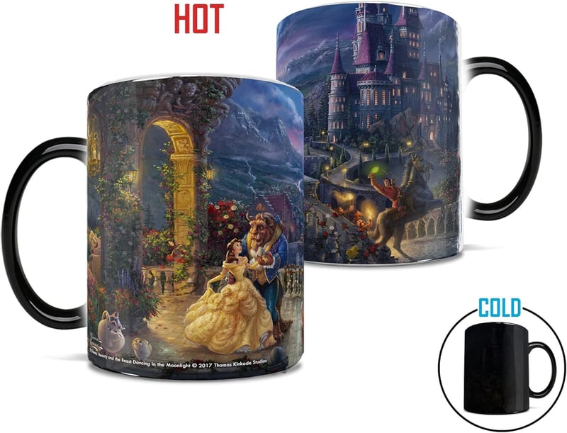 Beauty and the Beast Heat Sensitive Mug - 11 oz Thomas Kinkade