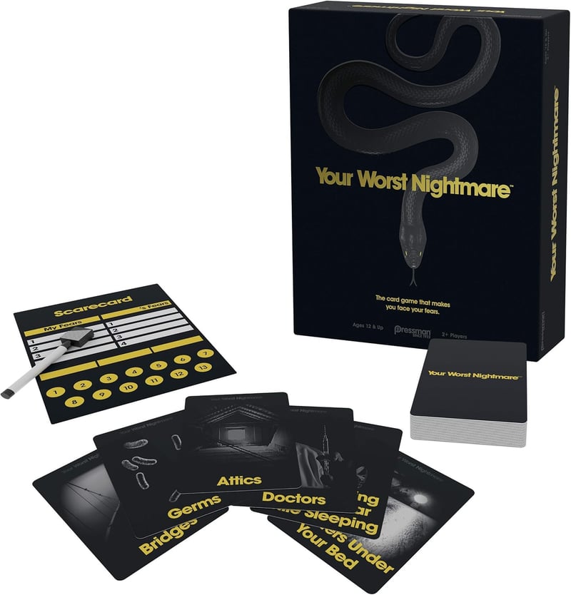 Face Your Fears Card Game - Your Worst Nightmare by Pressman
