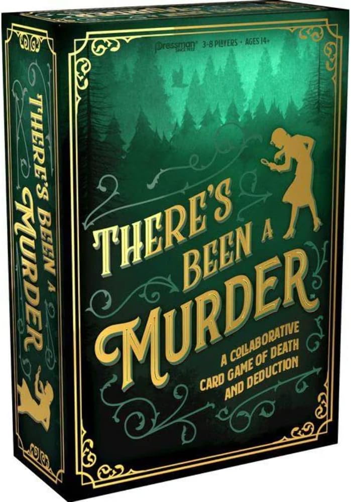 Murder Mystery Collaborative Card Game for Ages 14+