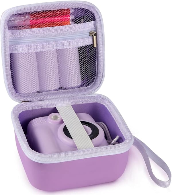 Kids Instant Camera Storage Case - Purple Bag for Girls