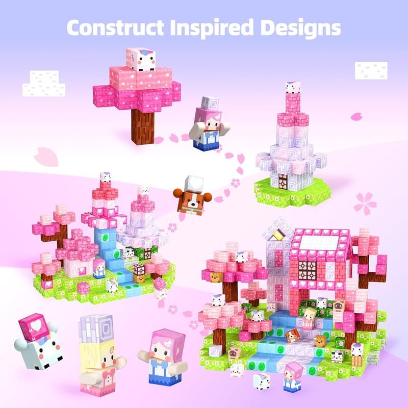 STEM Magnetic Building Blocks Set for Kids 3+ Years