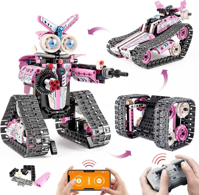 STEM Robotics Kit for Kids 7-12 - 3-in-1 Remote Control Car