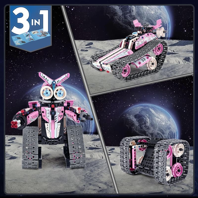 STEM Robotics Kit for Kids 7-12 - 3-in-1 Remote Control Car