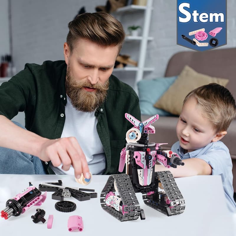 STEM Robotics Kit for Kids 7-12 - 3-in-1 Remote Control Car