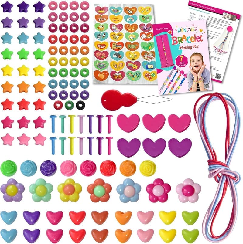 DIY Friendship Bracelet Making Kit for Girls Ages 8-12