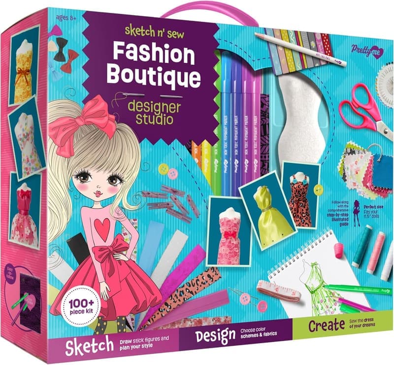 Kids' Designer Dress Sewing Kit - Arts & Crafts for Ages 8-12