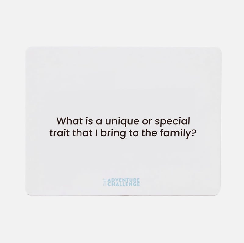 Family Game: The Adventure Challenge Connection Cards