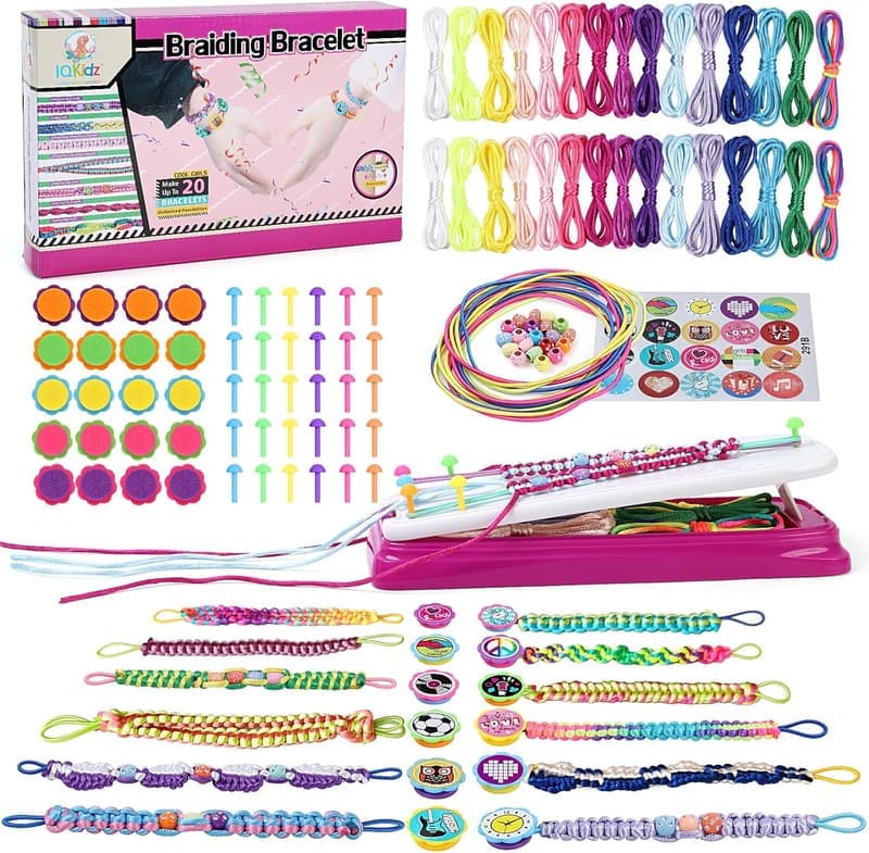 Friendship Bracelet Making Kit for Girls Ages 8-12 - Birthday & Christmas Gift