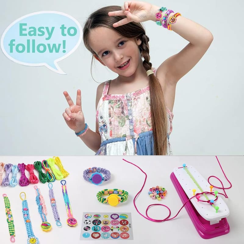 Friendship Bracelet Making Kit for Girls Ages 8-12 - Birthday & Christmas Gift