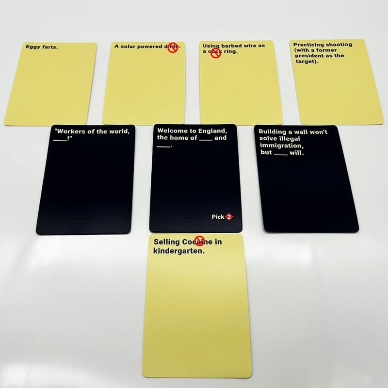 Games Against Crimes Party Card Bundle - Big Black Box