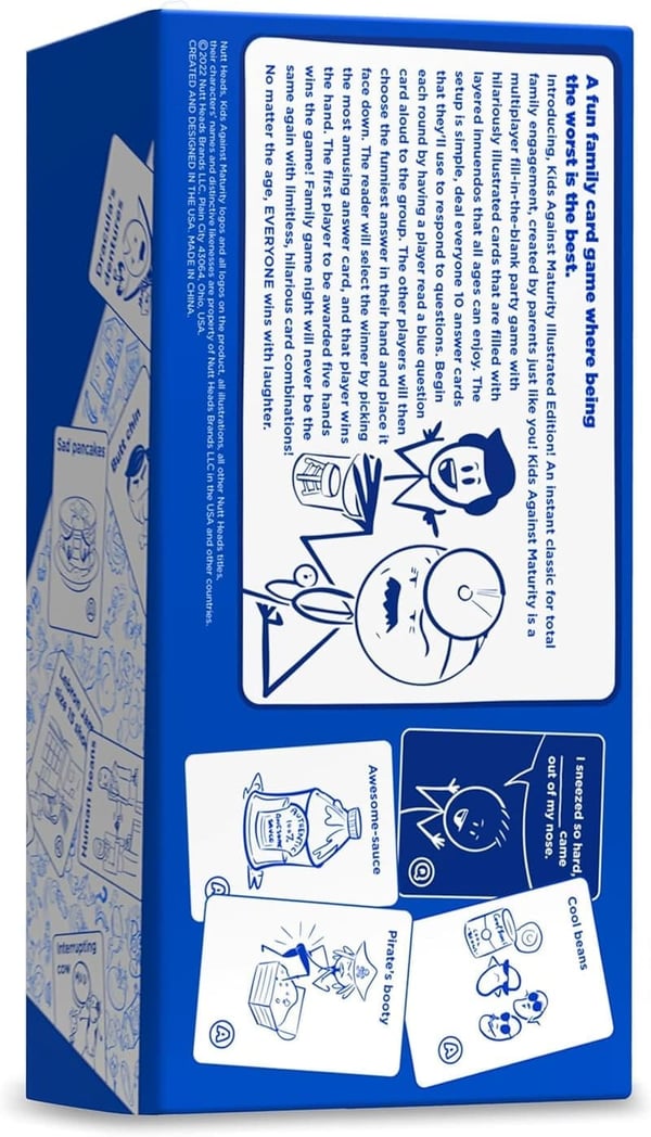 Kids Against Maturity: Hilarious Party Card Game for Families