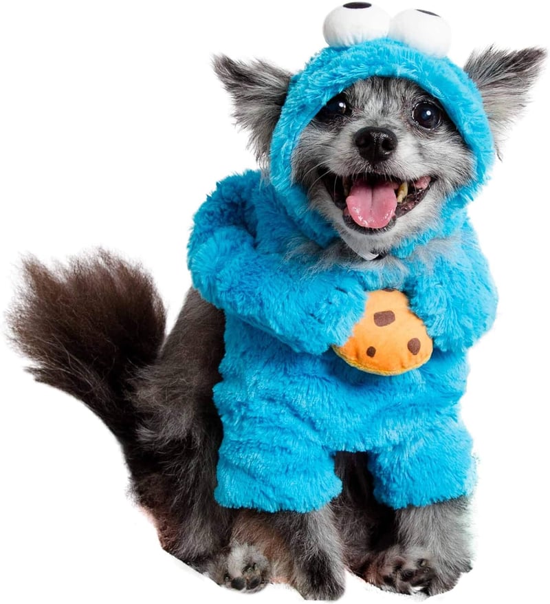 Cookie Monster Dog Costume for Small Dogs - Sesame Street