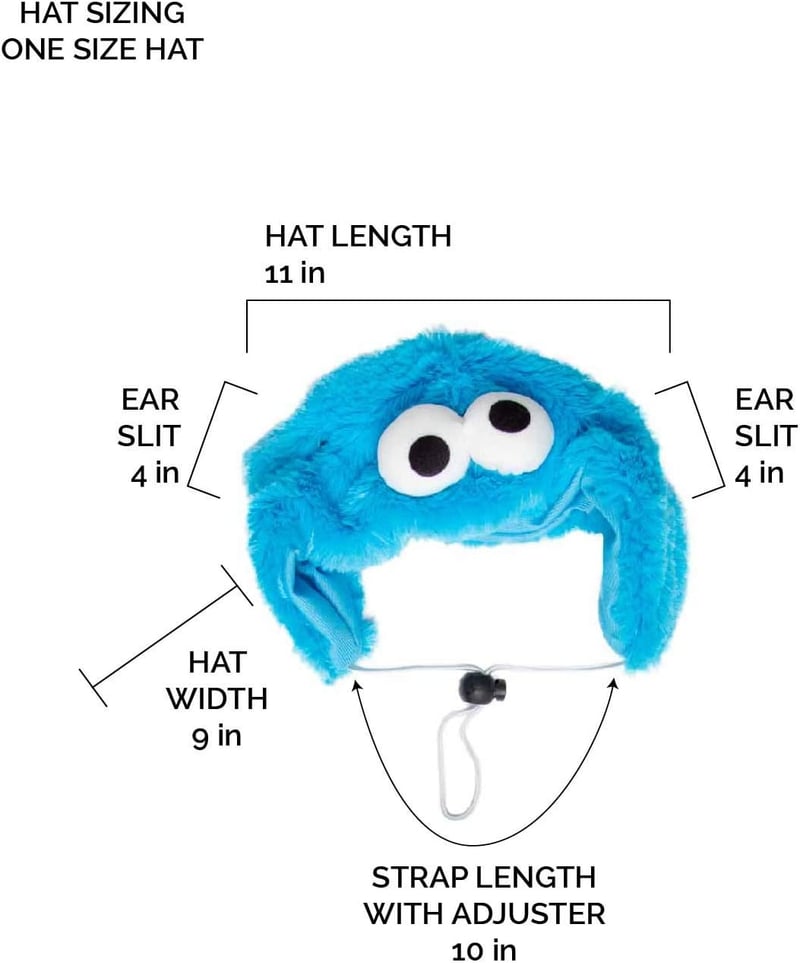 Cookie Monster Dog Costume for Small Dogs - Sesame Street