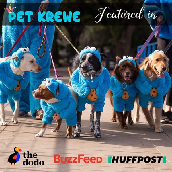 Cookie Monster Dog Costume for Small Dogs - Sesame Street