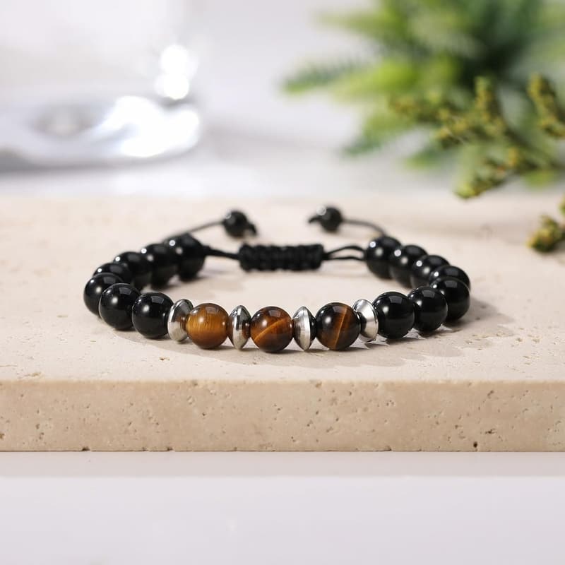 9th Birthday Adjustable Beaded Bracelet for Boys