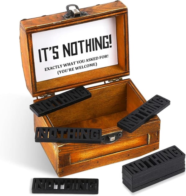 Funny Gag Gift: The Gift of Nothing for Birthday Prank