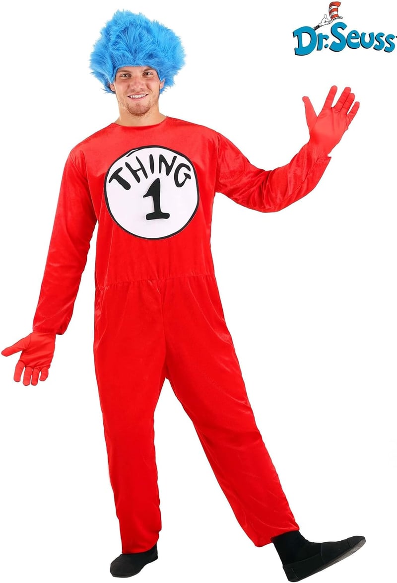 Adult Thing 1 and Thing 2 Costume - Dr. Seuss S/M
