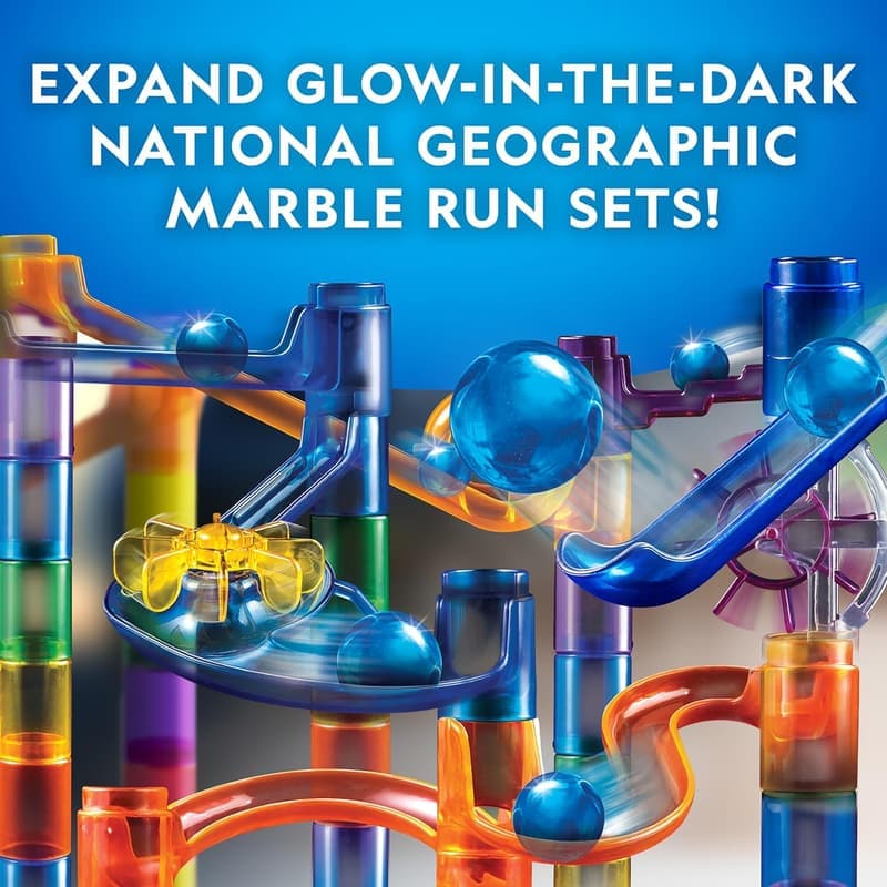 Motorized Marble Run Kit - 150-Piece Maze for Kids