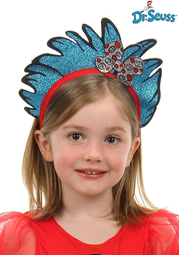 Thing 1 & 2 Glitter Costume Headband - Officially Licensed