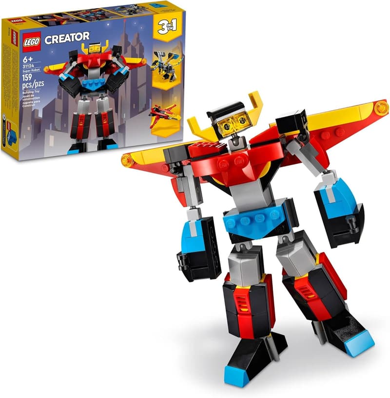 LEGO Creator 3-in-1 Super Robot Building Kit for Kids 7+