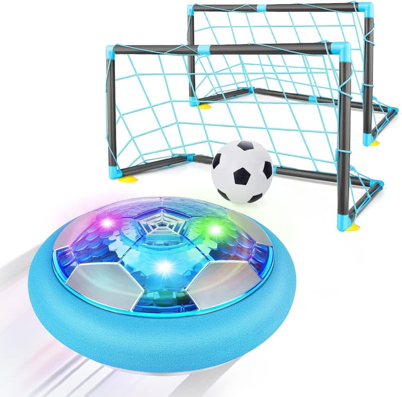 Rechargeable Hover Soccer Ball Set with LED Light – Indoor Fun for Kids