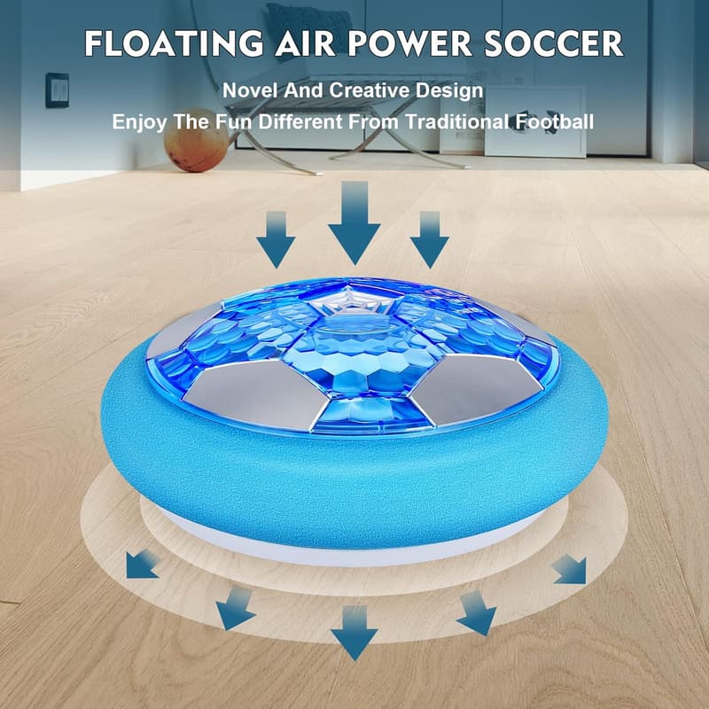 Rechargeable Hover Soccer Ball Set with LED Light – Indoor Fun for Kids