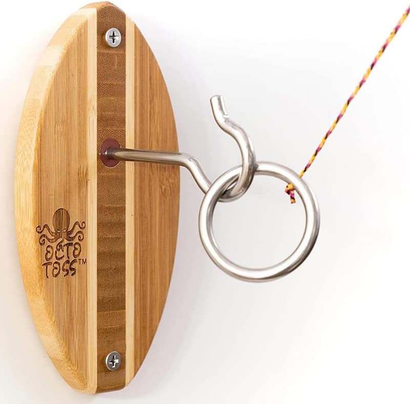 Hook and Ring Toss Game - Fun Décor for Game Rooms