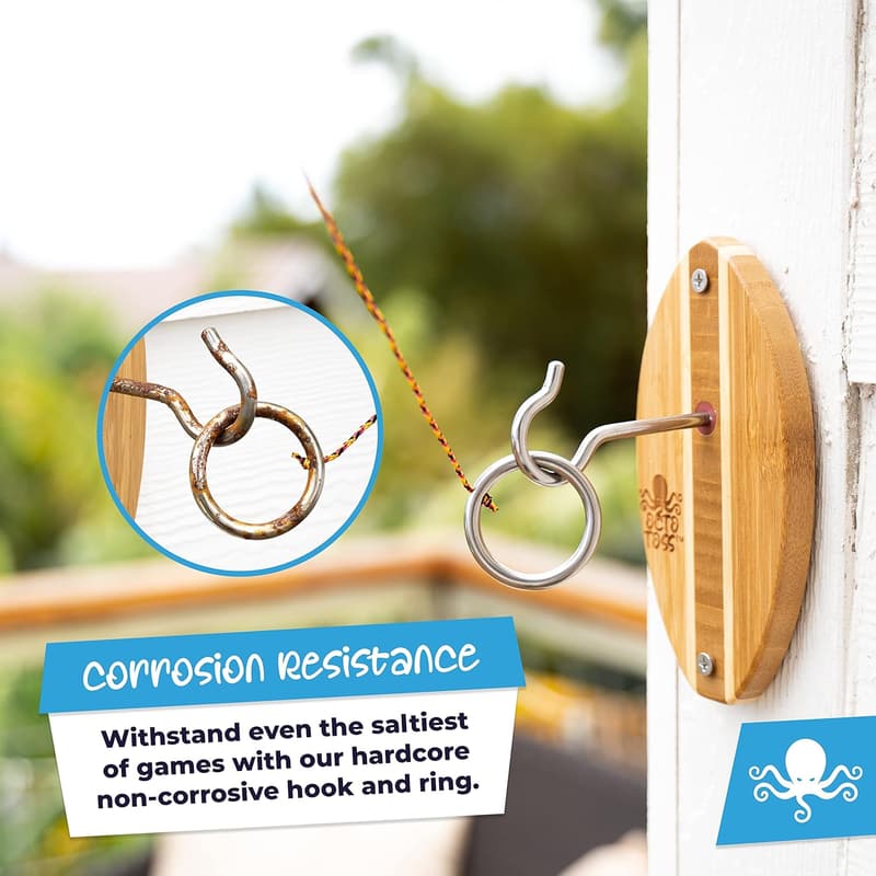 Hook and Ring Toss Game - Fun Décor for Game Rooms