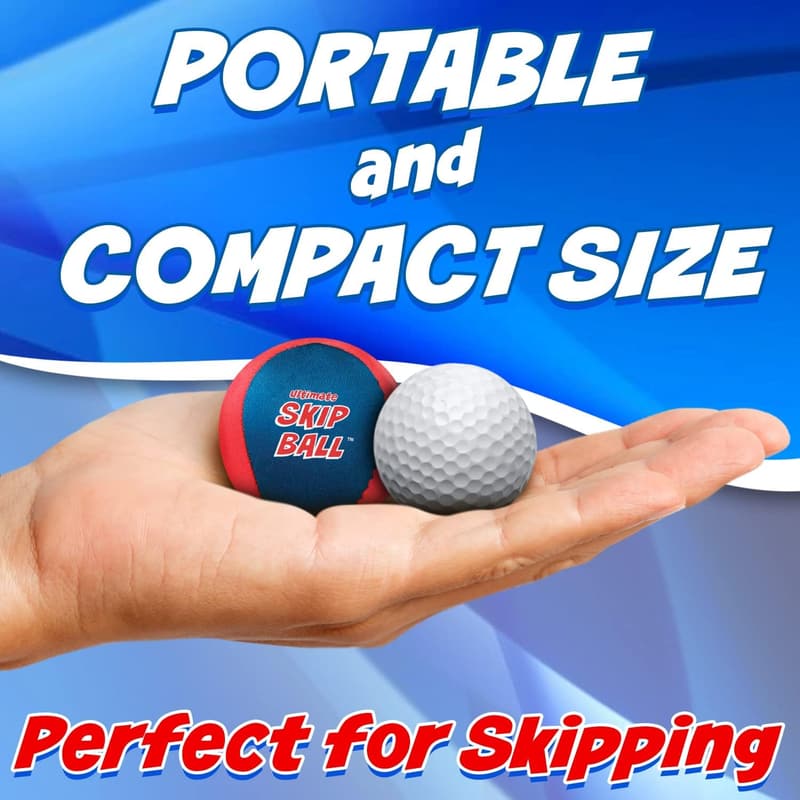 Water Bouncing Skip Ball Set (2 Pack) - Fun for All Ages