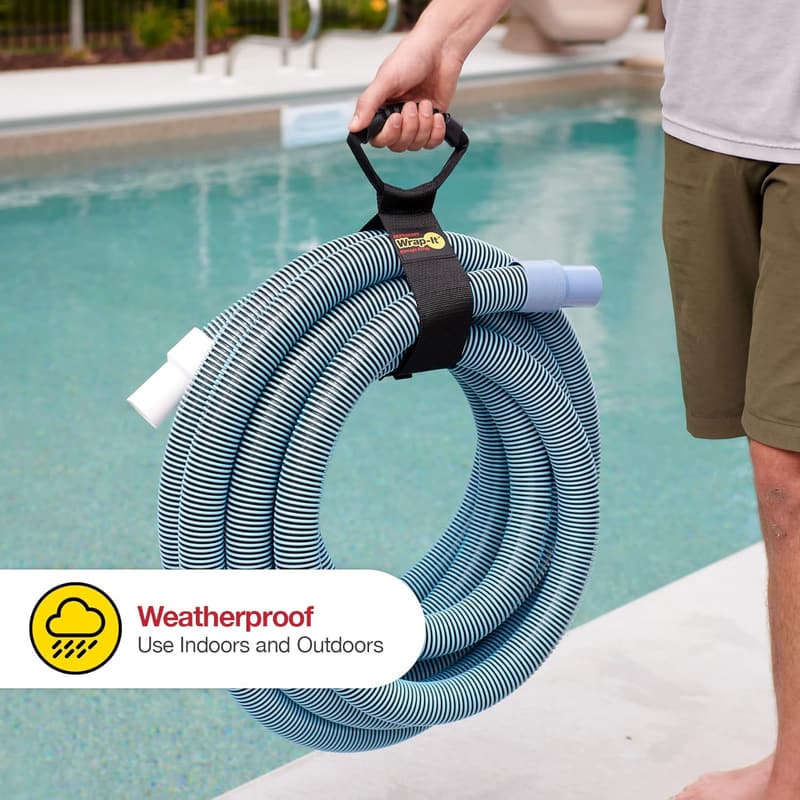 Heavy-Duty 28” Storage Straps - 2-Pack for Cords & Hoses
