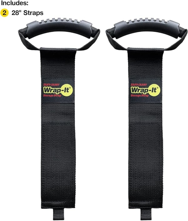 Heavy-Duty 28” Storage Straps - 2-Pack for Cords & Hoses