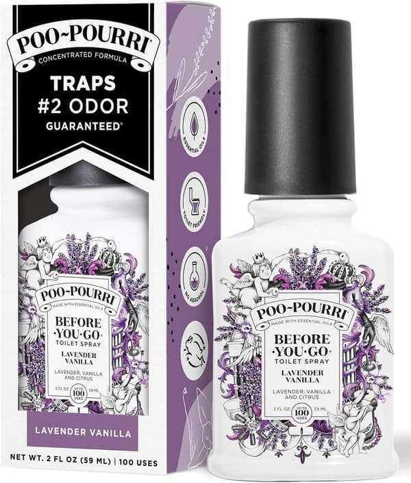 Poo-Pourri Before-You-Go Lavender Vanilla Toilet Spray, 2 oz
