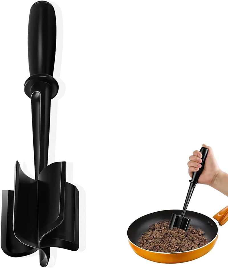 Multifunctional Heat Resistant Meat Chopper for Non-Stick Cookware