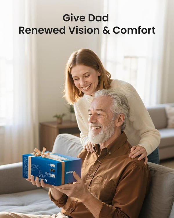 Fathers Day Eye Massager with Remote, Heat & Compression
