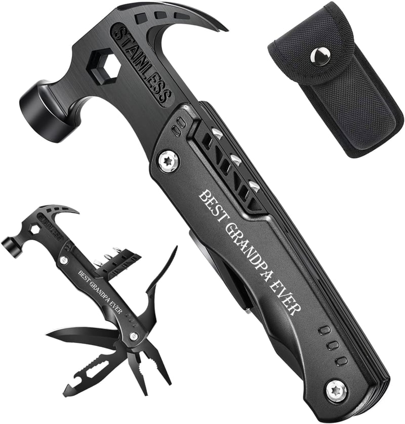 Father's Day Multitool Hammer - Unique Gift for Grandpa