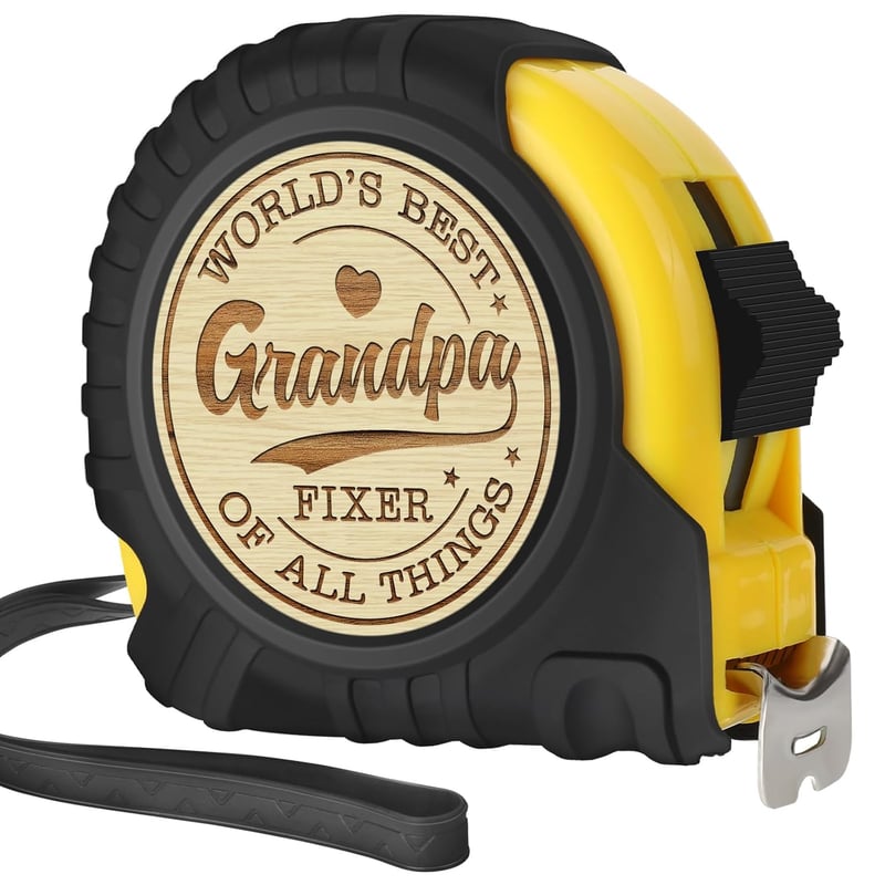 Funny Engraved Tape Measure for Grandpa - Perfect Father's Day Gift