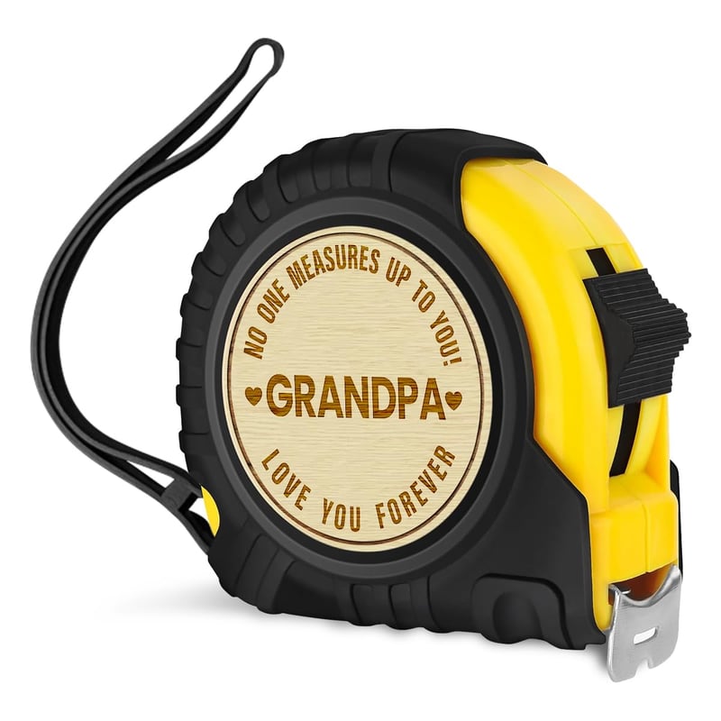 Engraved 25 FT Tape Measure - Tool Gift for Grandpa