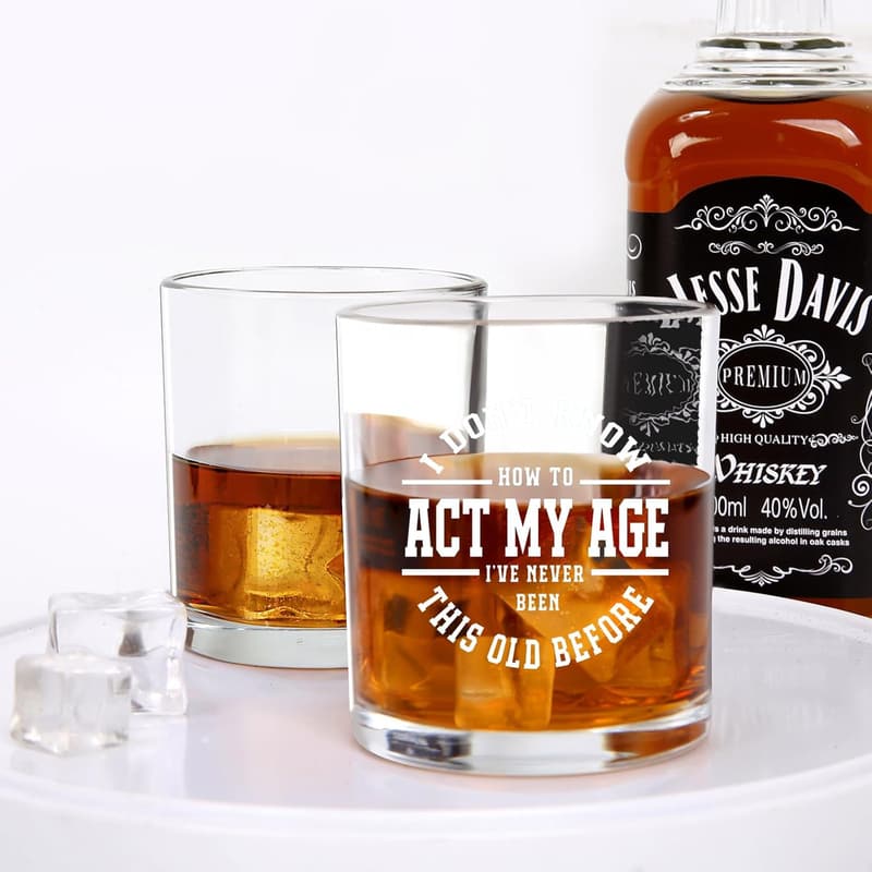 Funny Whiskey Glass for Men – 