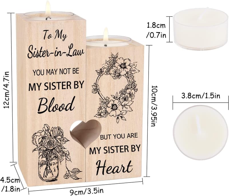 Candlestick - Sister-in-Law Birthday Gift