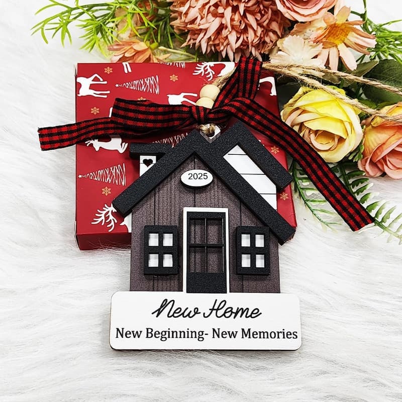 New Home Ornament 2025 - Housewarming Gift for Couples