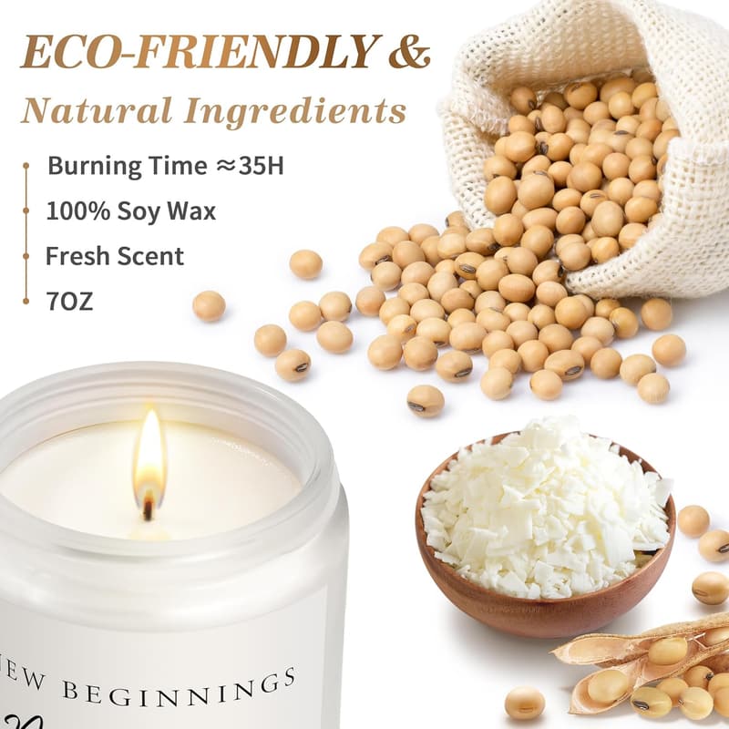 Lavender Scented Candle for New Homeowners' Housewarming Gift