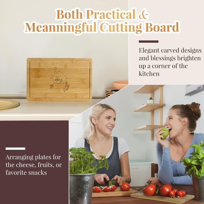 Housewarming Gifts: 11-Piece Gift Basket with Serving Board