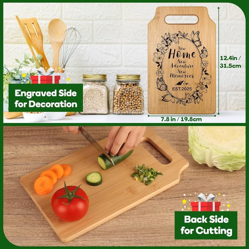 New Home Gift: Personalized Cutting Board for Couples