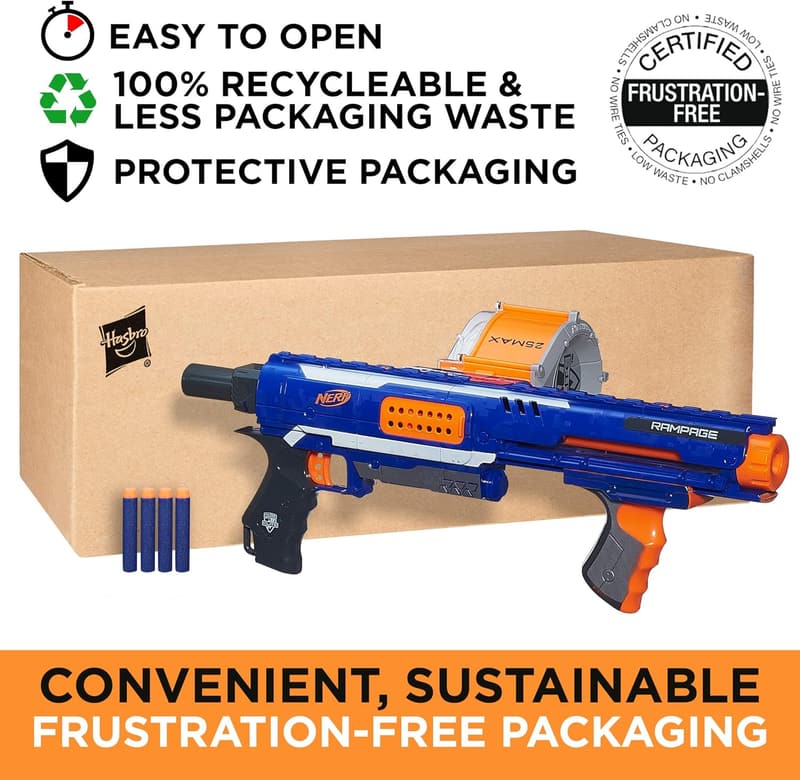 NERF Rampage N-Strike Elite Blaster with 25-Dart Drum
