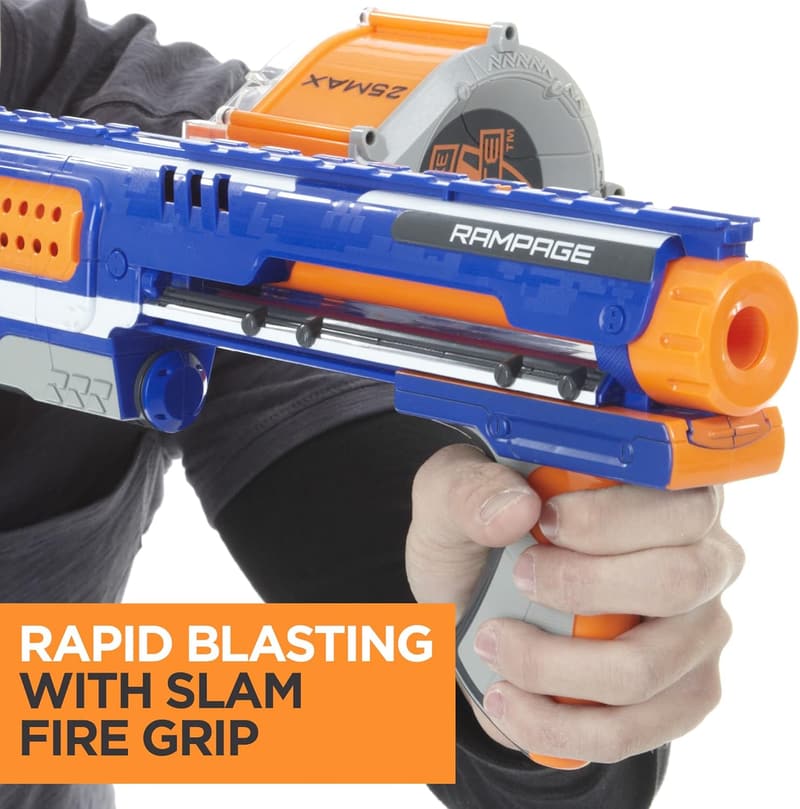 NERF Rampage N-Strike Elite Blaster with 25-Dart Drum