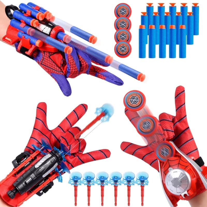 Spider Web Shooter Set for Kids - Cosplay Toy Launcher